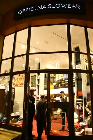 Aperitivo at Officina Slowear Beirut